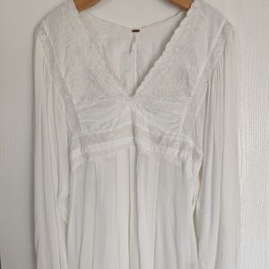 free people embroidered blouse